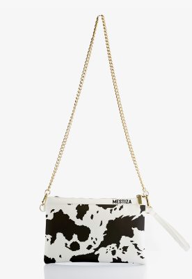 mestiza-pochette-bianca-COW-BLACK