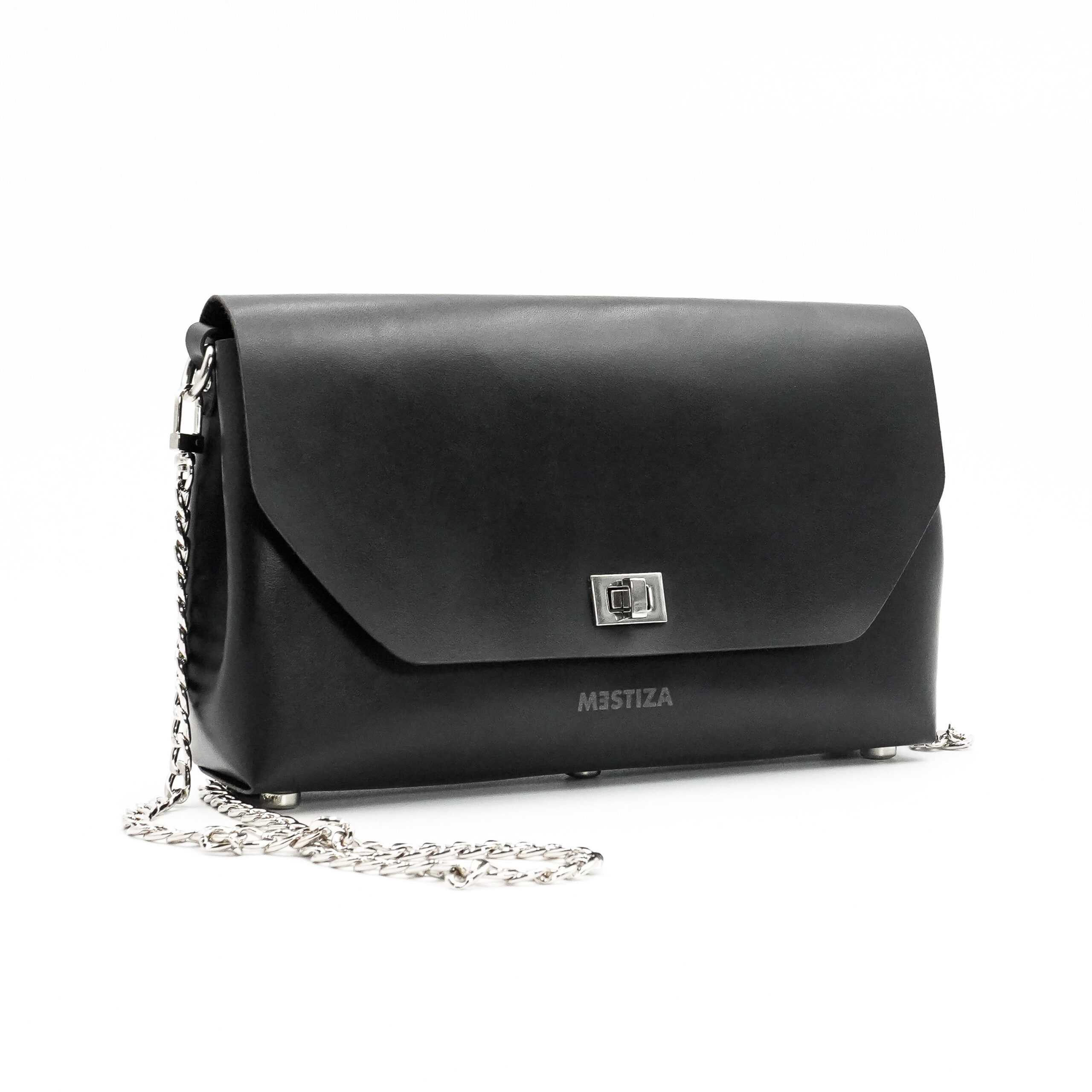 borsa stud made in Italy in vera pelle mestiza borsa stud made in Italy in vera pelle mestiza